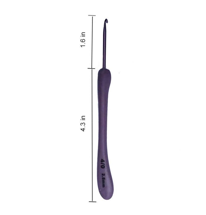 8 Pcs Purple Crochet Hook Set