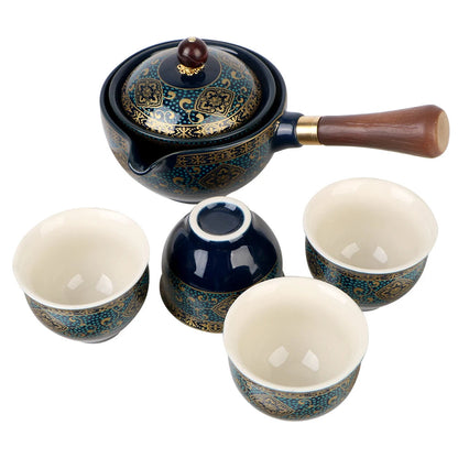 Tea Making Set With Cups and Case