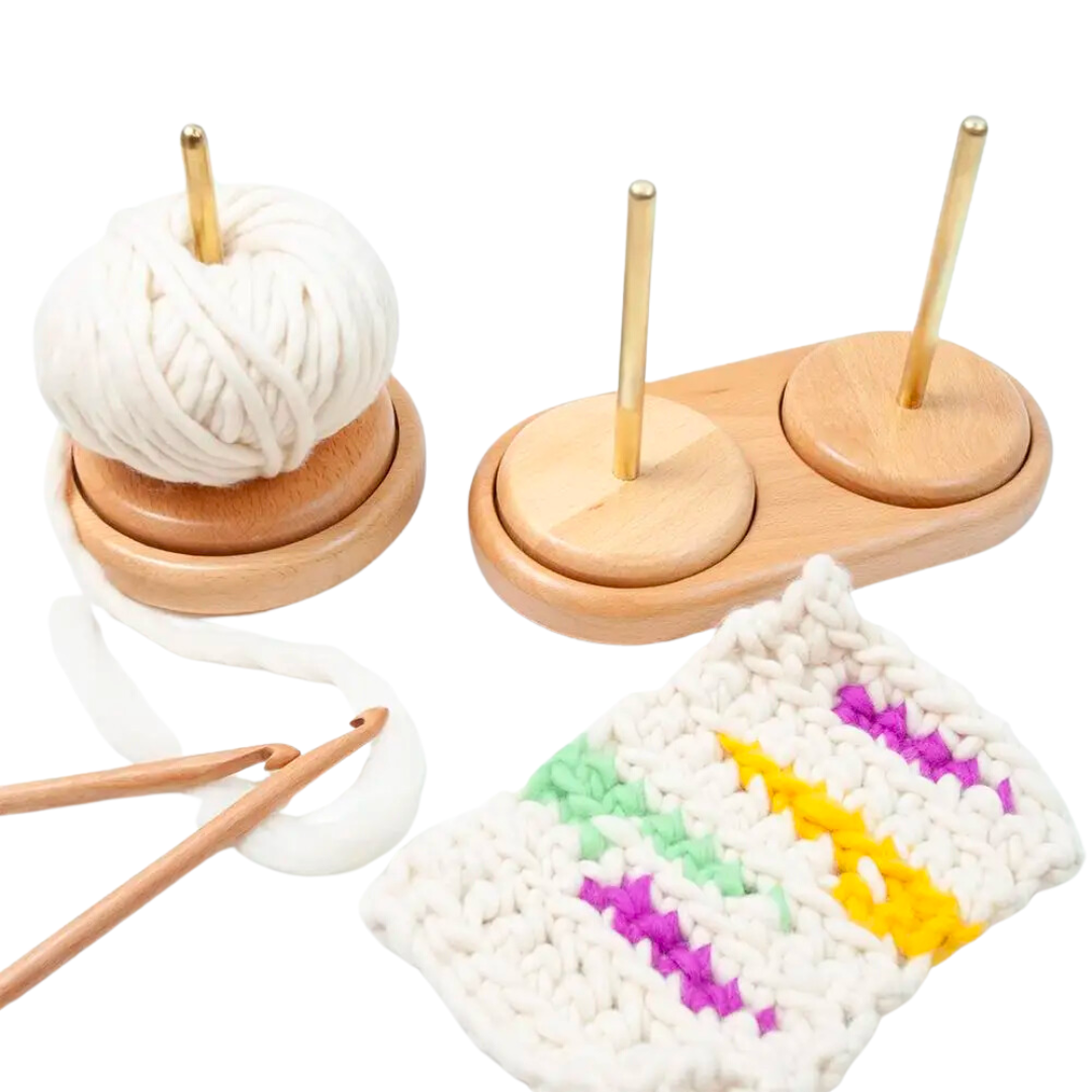 Wooden Yarn Holder