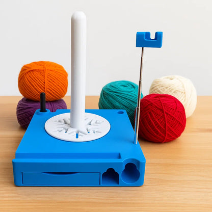 Spinning Yarn Holder with Tool Storage