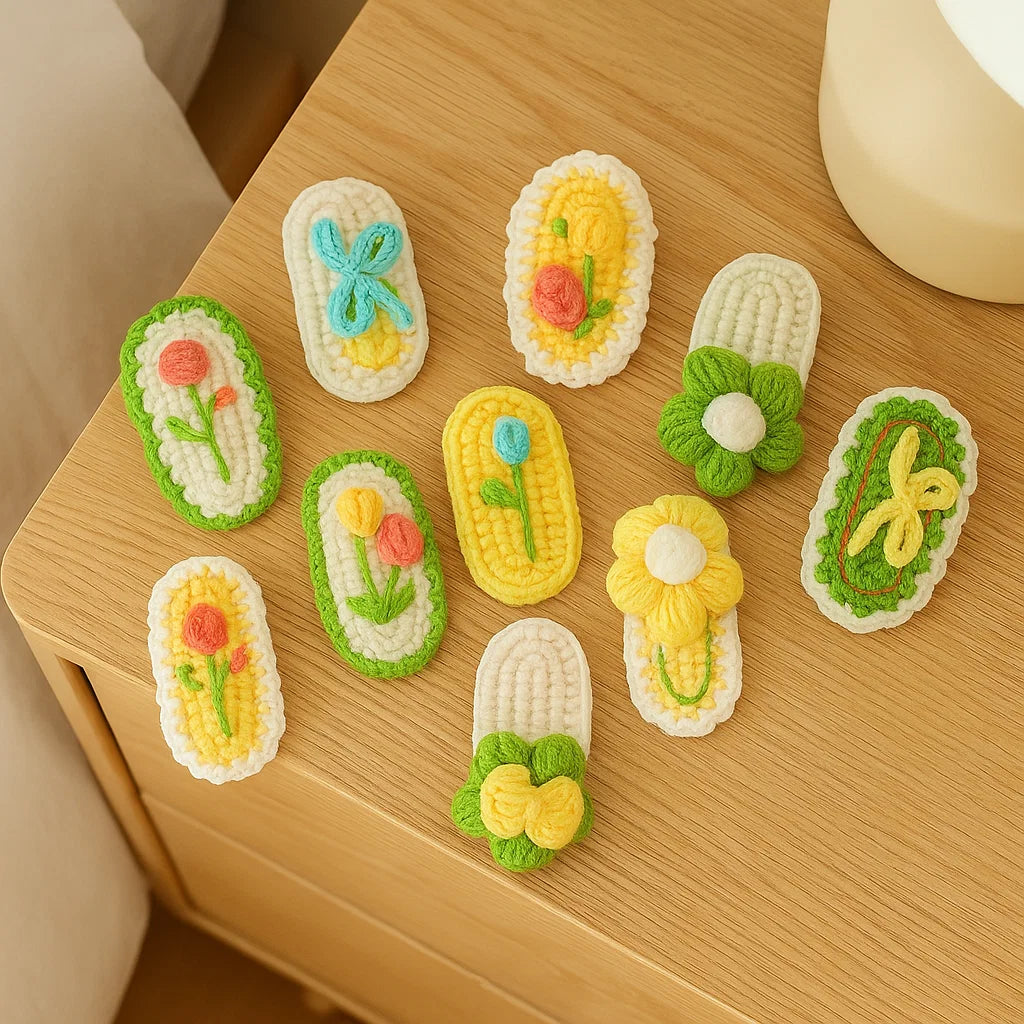 Crochet Hair Clip Kit 10pcs